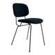 D-chair 101 - upholstered - black