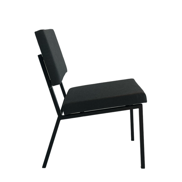 EAZY CHAIR – Laag Zonder Armleuningen – Donkergrijs