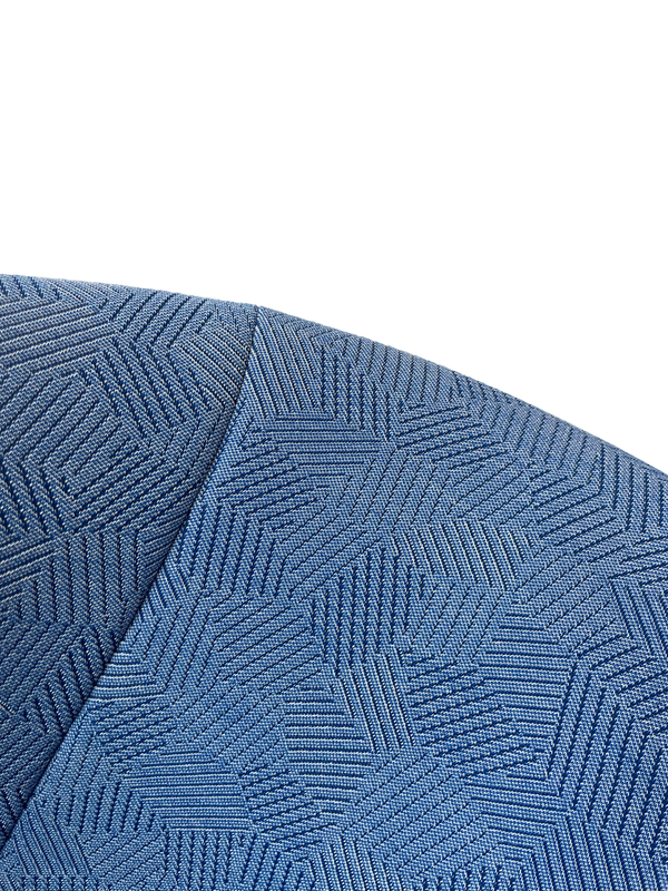 This Bucket Chair 101 – Gestoffeerd – Blauw gemêleerd