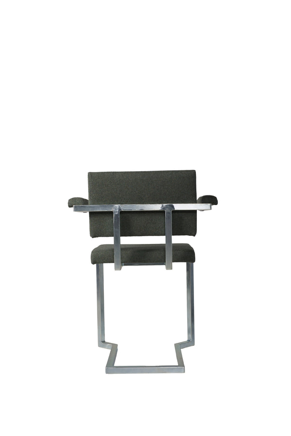 AVL Koker Chair - with armrests - green, Lensvelt