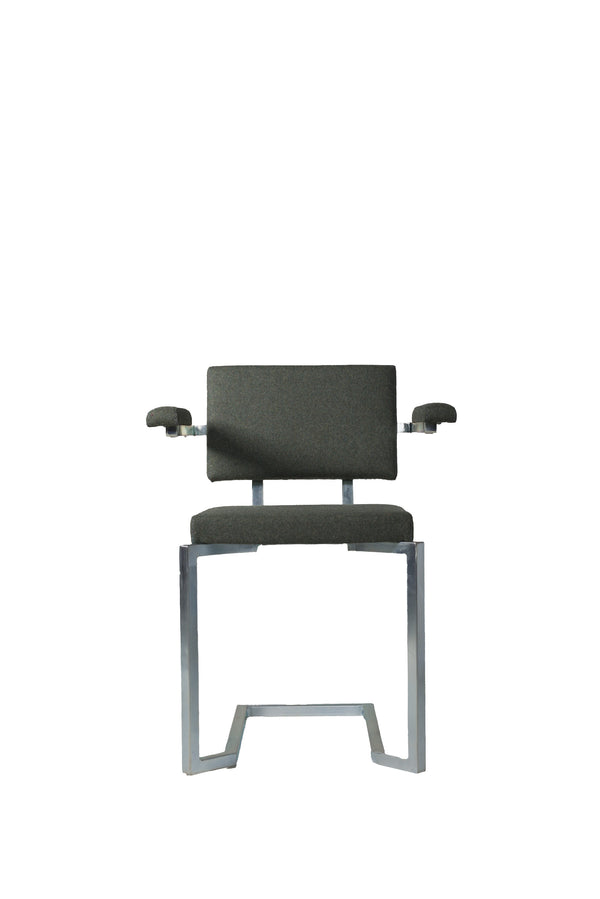 AVL Koker Chair - with armrests - green, Lensvelt
