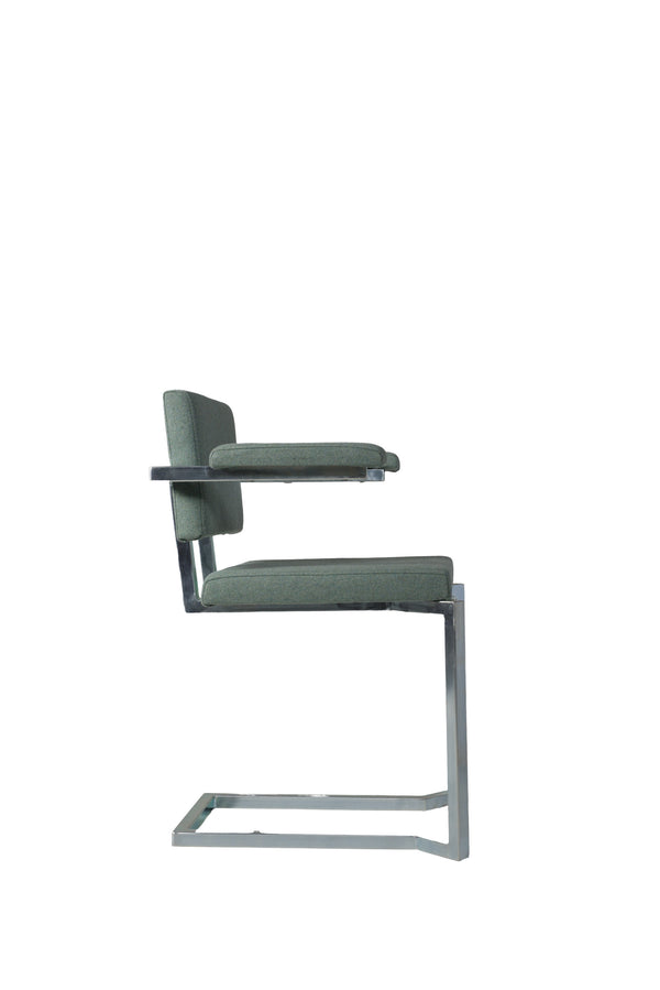AVL Koker Chair - with armrests - light green, Lensvelt