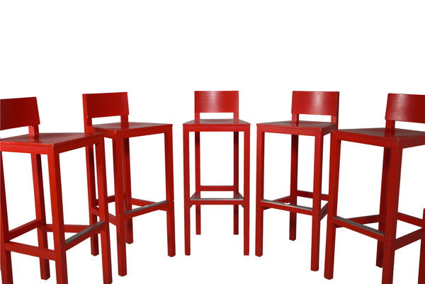 AVL Shaker Barstool Red, Lensvelt