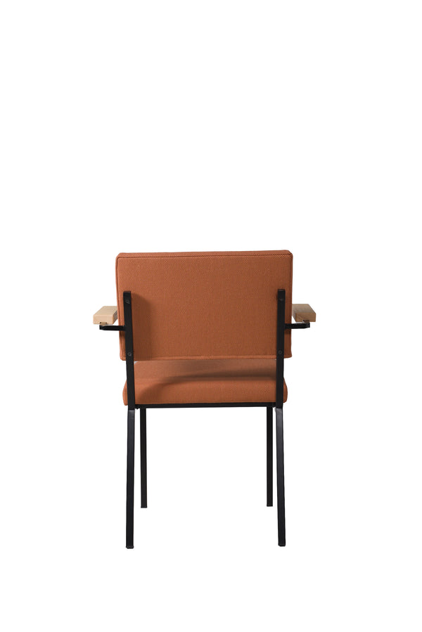 EASY CHAIR - With Armrests - brownish orange, Lensvelt