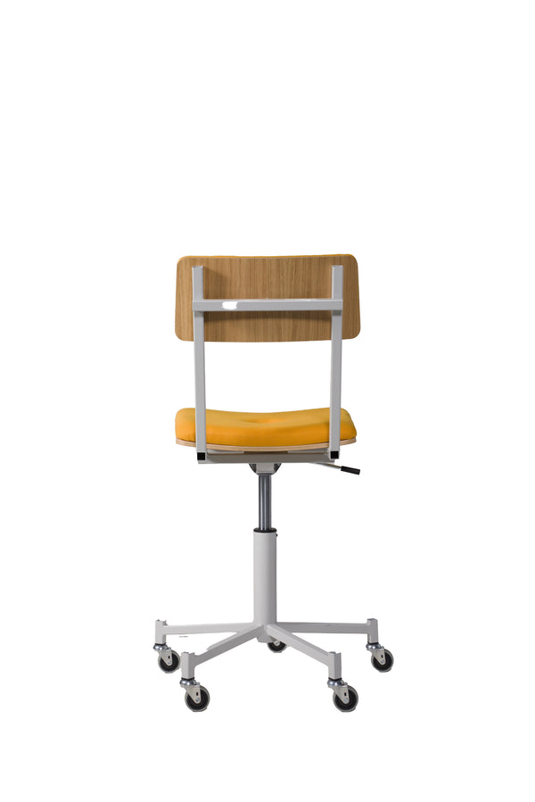 MITW Office Chair grey and yellow, Lensvelt