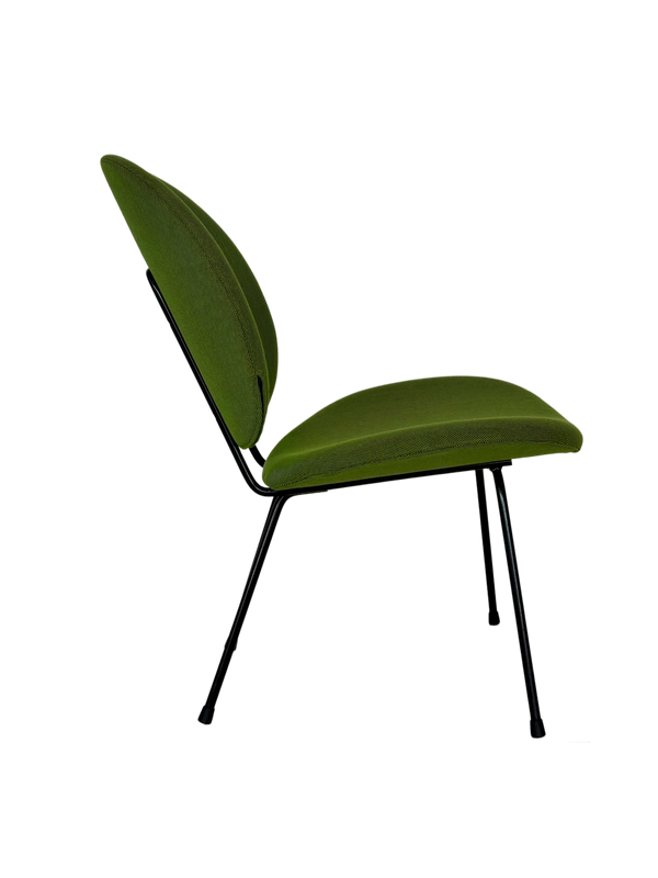 W.H. Gispen 301 Easy Chair – niet stapelbaar – Mosgroen