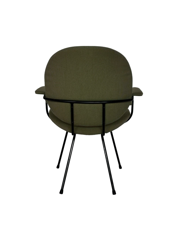 W.H. Gispen 302 Easy Chair – Met armleuningen – Mosgroen