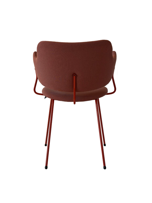 W.H. Gispen 205 Chair - not stackable - Red