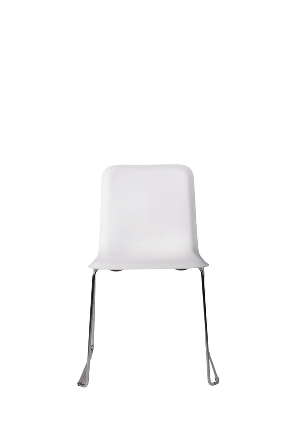 THIS 141 PP CHAIR - Stackable - white chrome, Lensvelt