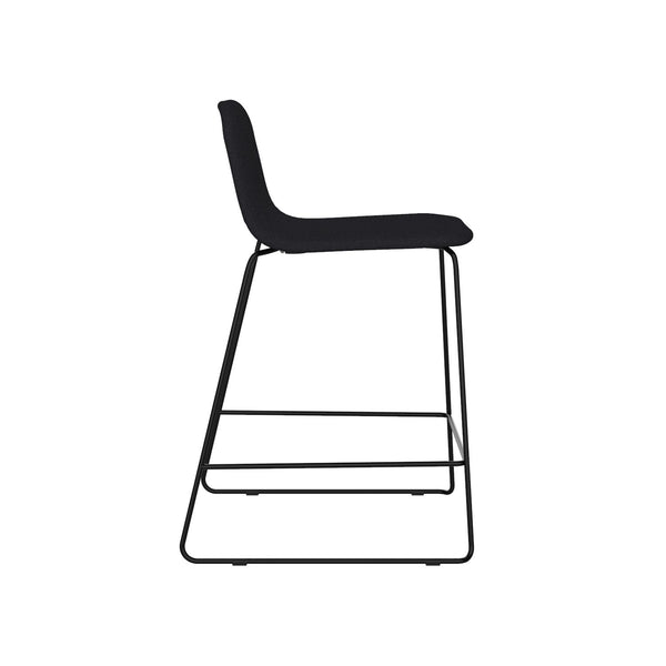 THIS 641 Barkruk lage rugleuning gestoffeerd