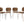 D-chair 101 bruine set van 6 kleurenframes