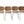D-chair 101 bruine set van 6 kleurenframes