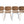 D-chair 101 bruine set van 6 kleurenframes