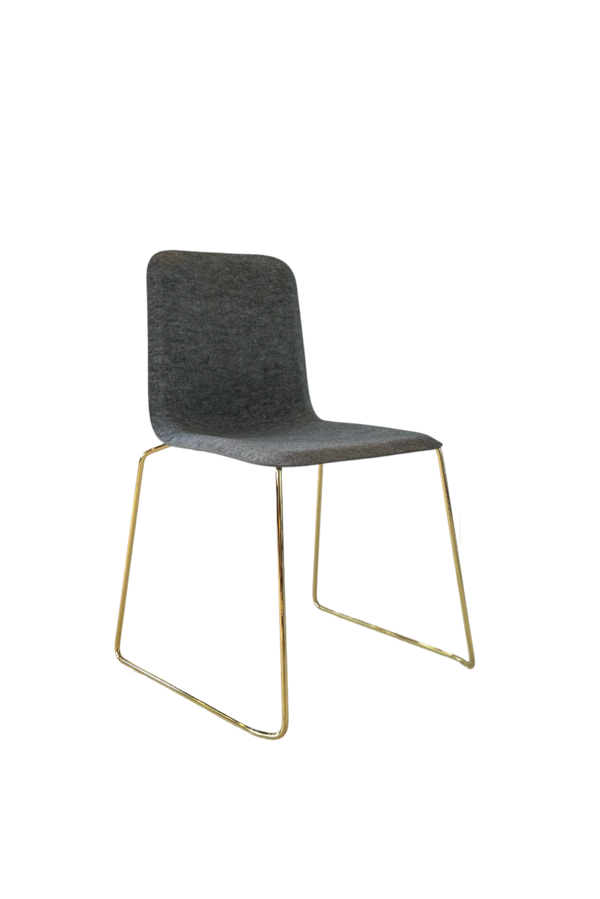 This Chair 141 - Stackable - Gold/Felt