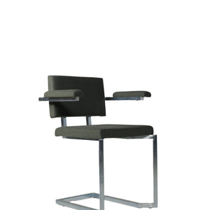 AVL Koker Chair - with armrests - green, Lensvelt