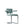 AVL Koker Chair - with armrests - grey green, Lensvelt