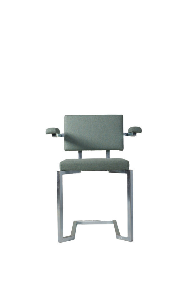 AVL Koker Chair - with armrests - light green, Lensvelt