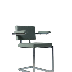 AVL Koker Chair - with armrests - light green, Lensvelt