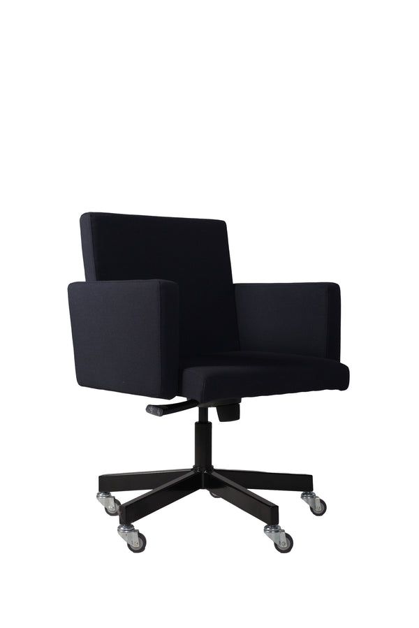 AVL Office Chair - adjustable - black on black, Lensvelt