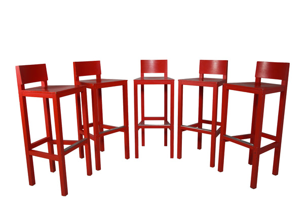 AVL Shaker Barstool Red, Lensvelt