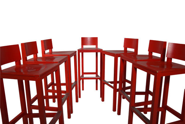 AVL Shaker Barstool Red, Lensvelt