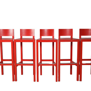 AVL Shaker Barstool Red, Lensvelt