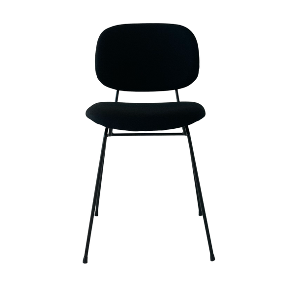 D-chair 101 - upholstered - black, Lensvelt