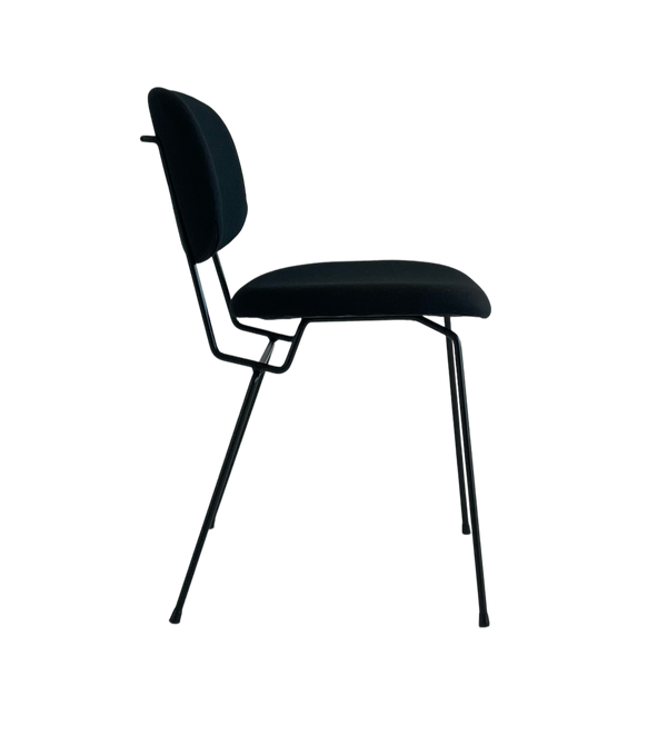 D-chair 101 - upholstered - black, Lensvelt