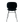 D-chair 101 - upholstered - black, Lensvelt