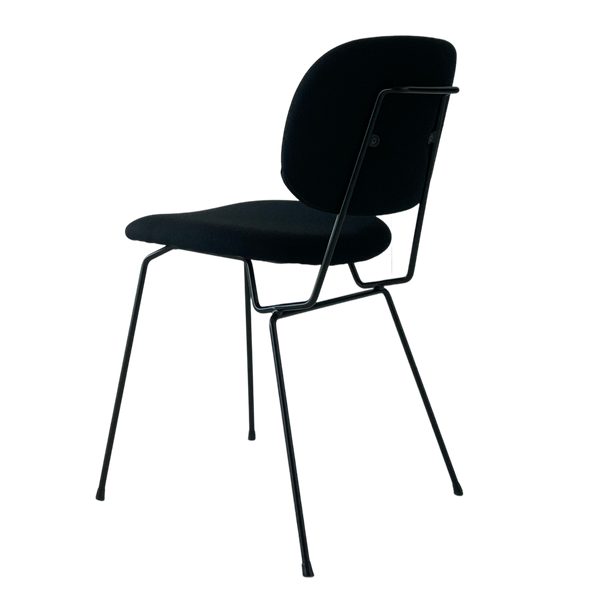 D-chair 101 - upholstered - black, Lensvelt