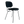 D-chair 101 - upholstered - black, Lensvelt