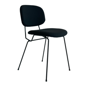 D-chair 101 - upholstered - black, Lensvelt