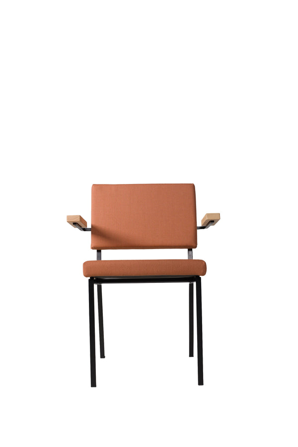 EASY CHAIR - With Armrests - brownish orange, Lensvelt