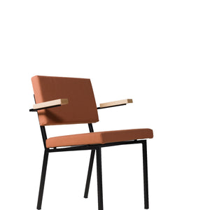 EASY CHAIR - With Armrests - brownish orange, Lensvelt