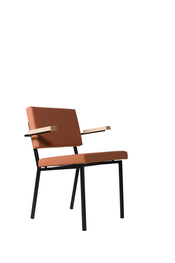 EASY CHAIR - With Armrests - brownish orange, Lensvelt