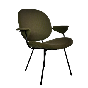 Limited edition - Stedelijk: W.H. Gispen 302 Easy Chair - With armrests - Moss Green, Lensvelt