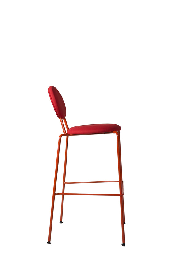 RNA 741 BARSTOOL - Stackable - red, Lensvelt