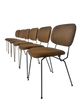 D-chair 101 bruine set van 6 kleurenframes