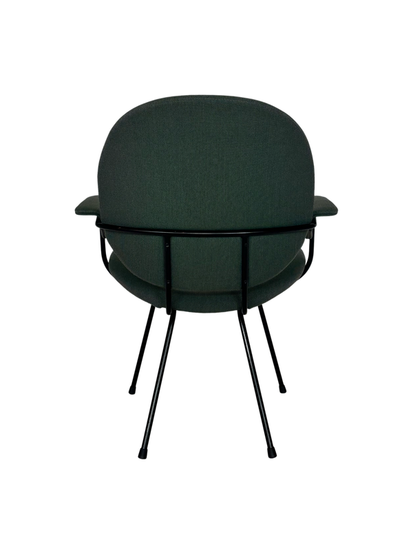 W.H. Gispen 302 Easy Chair – Met armleuningen – Diepgroen
