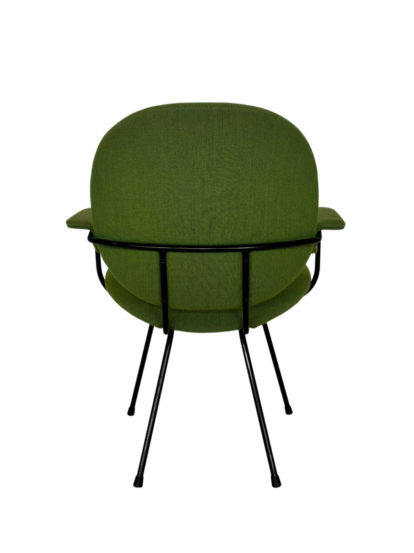 W.H. Gispen 302 Easy Chair – Met armleuningen – Diepgroen
