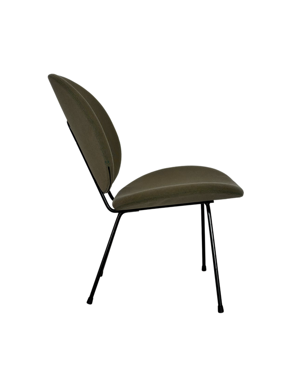 W.H. Gispen 301 Easy Chair – niet stapelbaar – Mosgroen