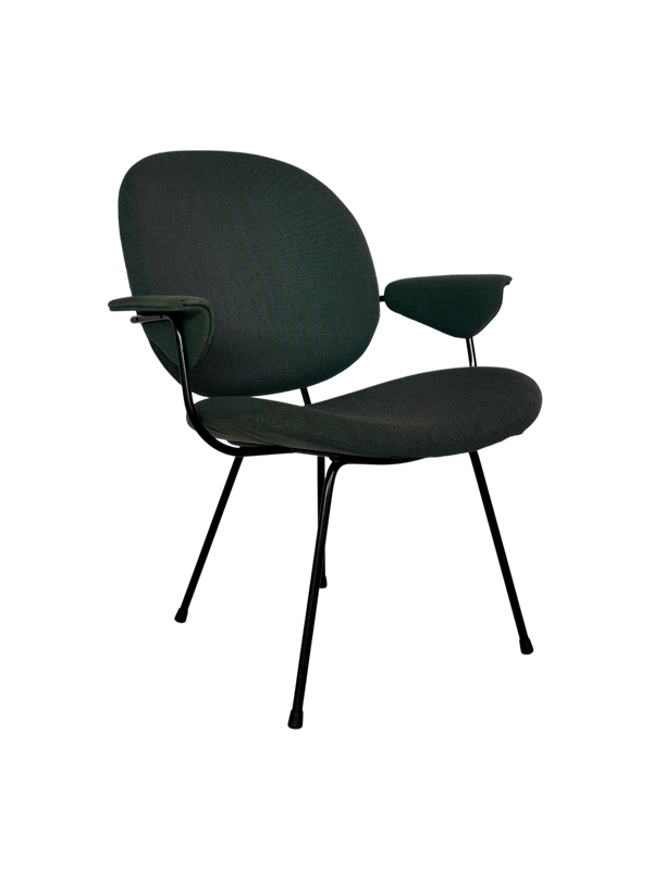 W.H. Gispen 302 Easy Chair – Met armleuningen – Diepgroen
