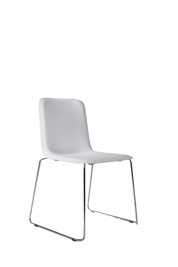 THIS 141 PP CHAIR - Stackable - white chrome, Lensvelt