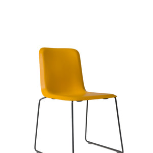 THIS 141 PP CHAIR - Stackable - yellow with grey, Lensvelt