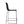 THIS 941 Barstool High back PP black, Lensvelt