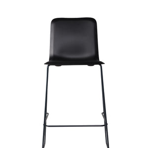THIS 941 Barstool High back PP black, Lensvelt