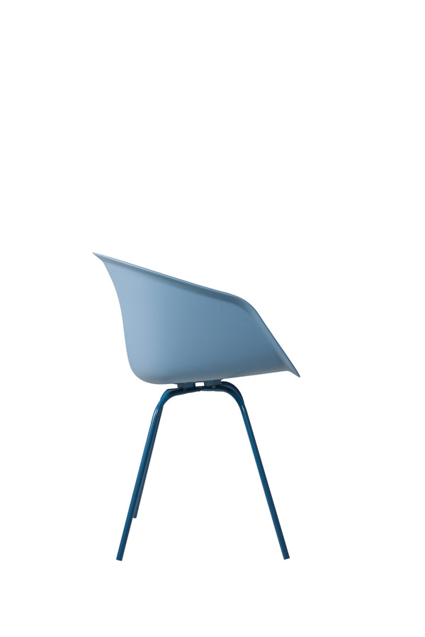 This Bucket Chair 101 - 4 legs - Light blue, Lensvelt