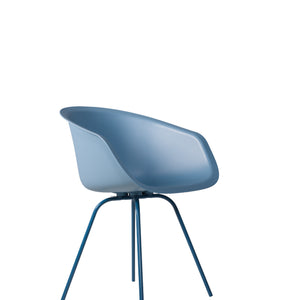 This Bucket Chair 101 - 4 legs - Light blue, Lensvelt