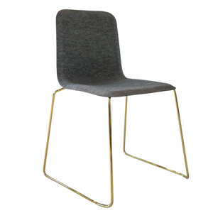 This Chair 141 - Stackable - Gold/Felt, Lensvelt