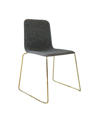 This Chair 141 - Stackable - Gold/Felt, Lensvelt